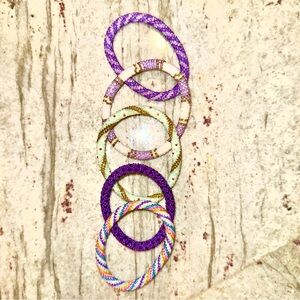 Set of 5 Sashka Beaded Roll-On Bracelets